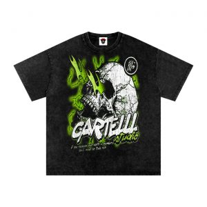 Cartelll Skull Snow Washed T-Shirt