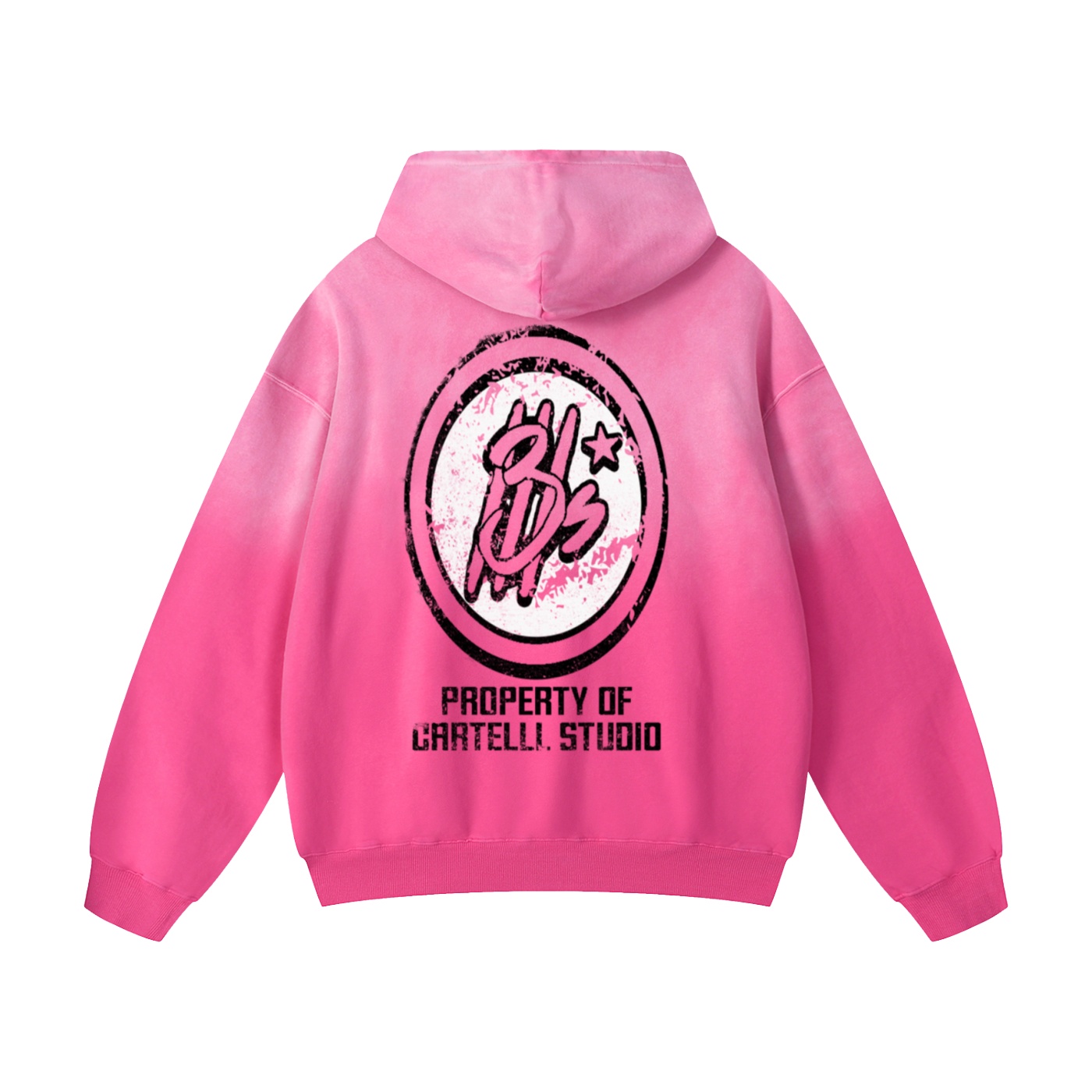 Cartelll Heavyweight Sunfade Oversized Hoodie - Image 2