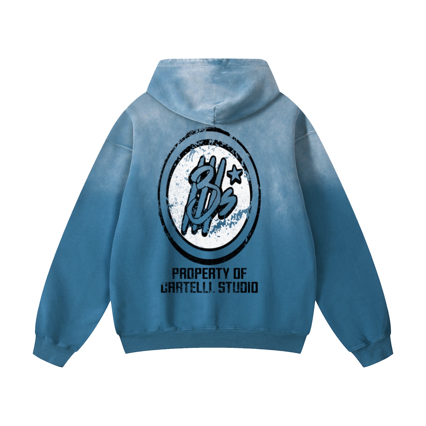 Cartelll Heavyweight Sunfade Oversized Hoodie - Image 4