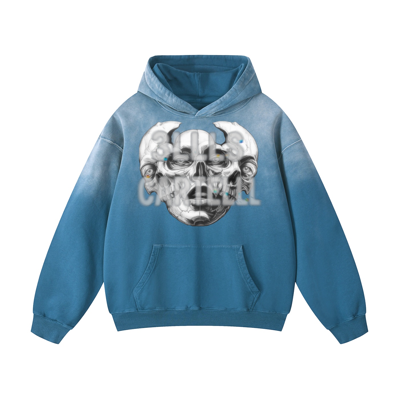 Cartelll Heavyweight Sunfade Oversized Hoodie - Image 3