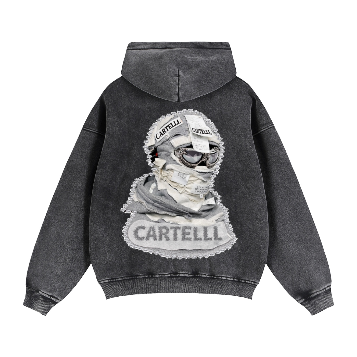 Cartelll Zip-Through Boxy Fleece Hoodie - Image 2