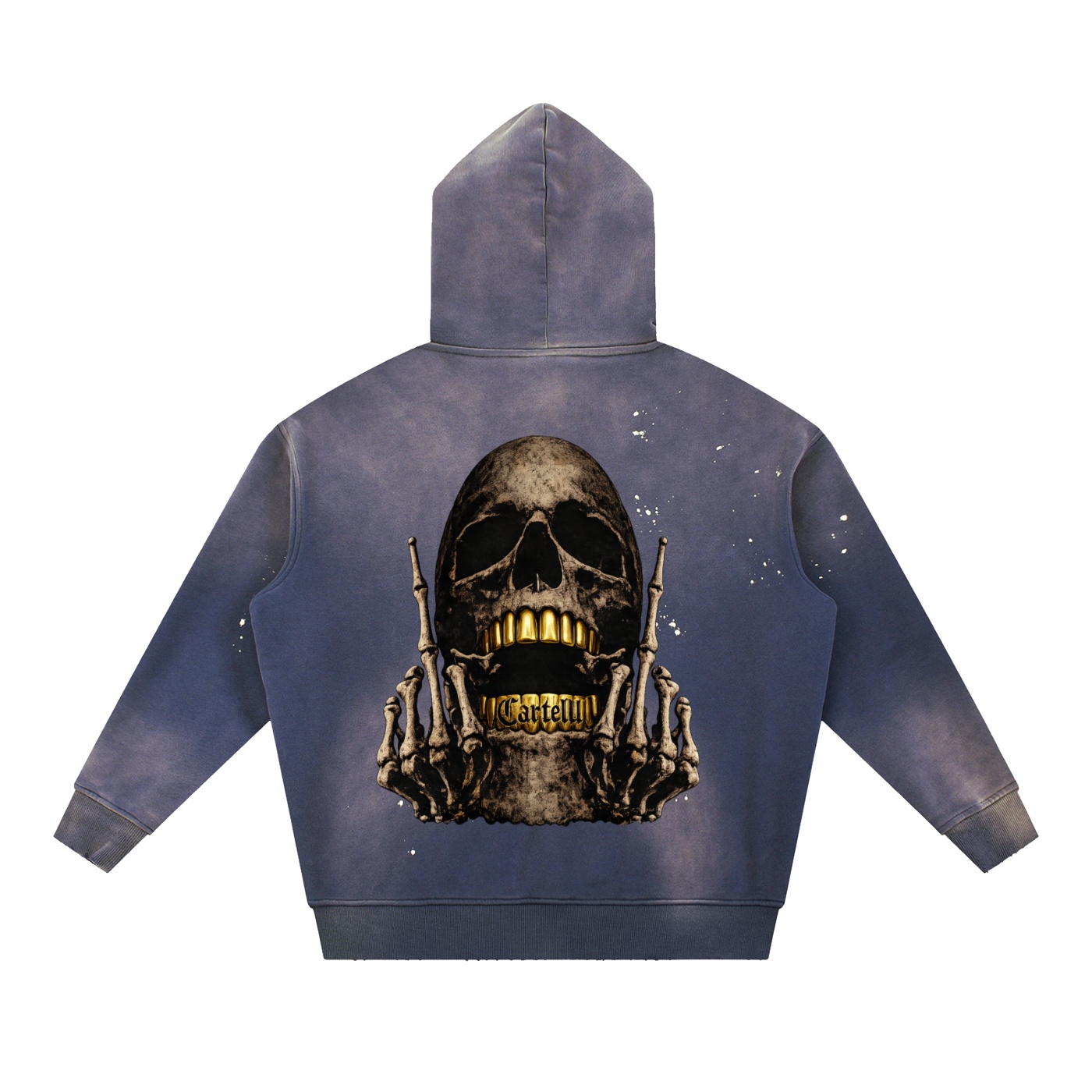 Vintage Washed F Losses & Love Fleece Hoodie - Image 9